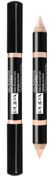 PUPA DUO HIGHLIGHTER MATT&SHINE 002 BEIGE